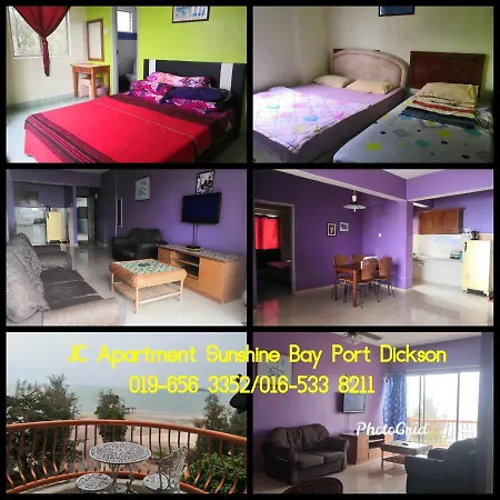 Jc Sunshine Bay Resort Apartment Port Dickson Exterior photo