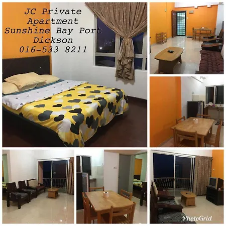 Jc Sunshine Bay Resort Apartment Port Dickson Exterior photo