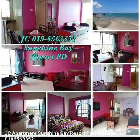 Jc Sunshine Bay Resort Apartment Port Dickson Exterior photo